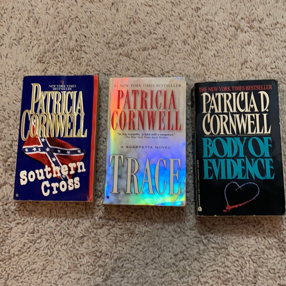 Patricia Cornwell set of 3 books